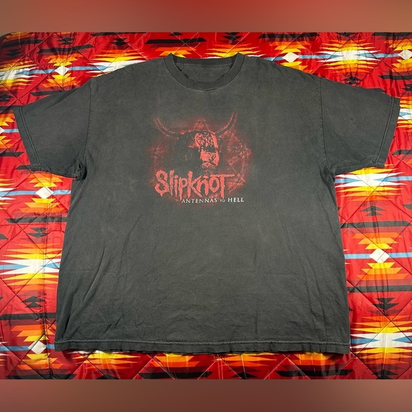 Slipknot Knot Fest T-Shirt Size XL Men Antennas to Hell Black Tour Band Music